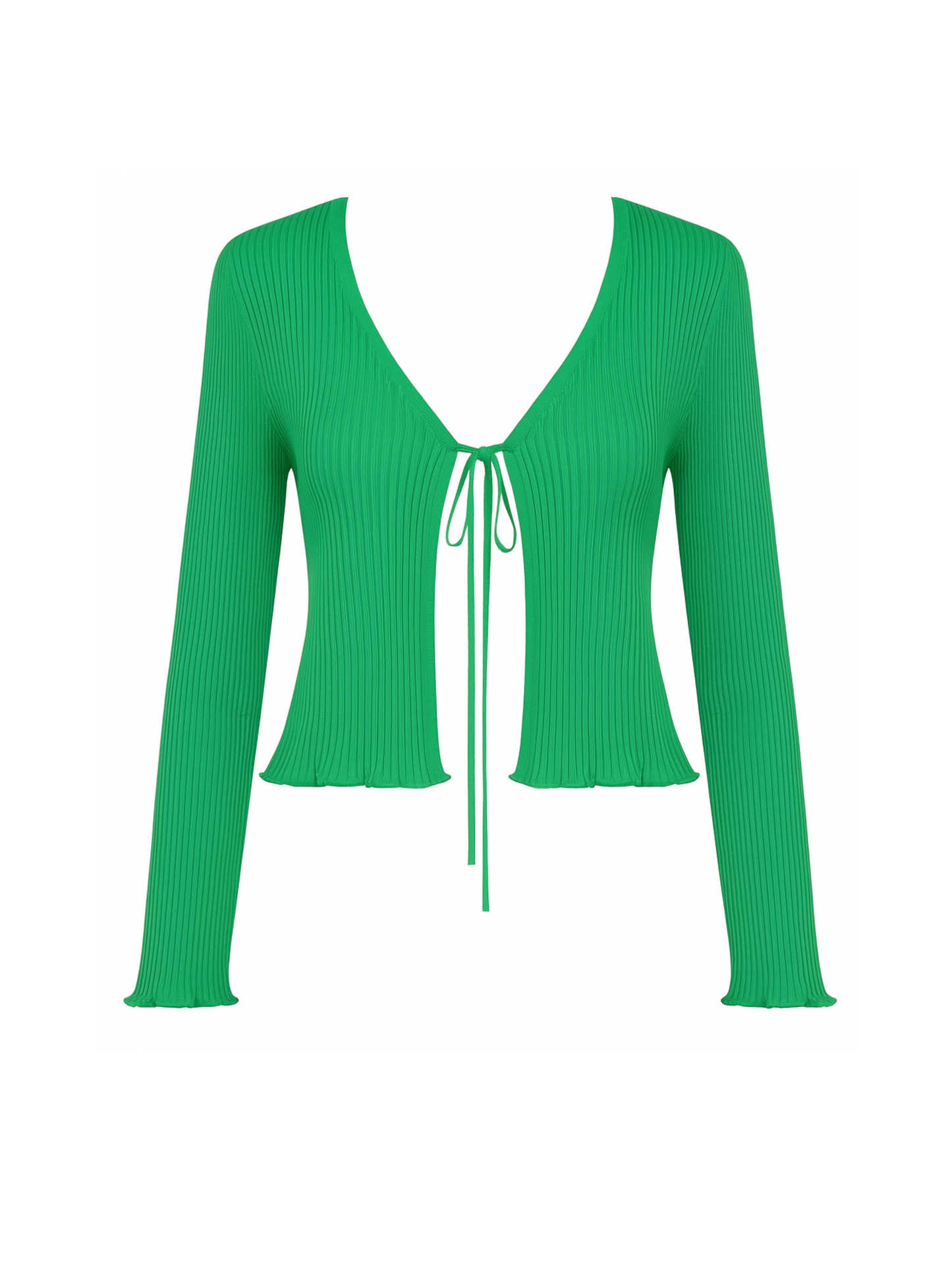 Ribbed Tie Lime (Medium)